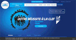 Desktop Screenshot of guyhoquet-immobilier-miribel.com